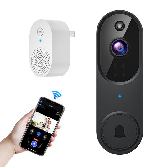 Smart Wireless Video Doorbell For Home Security And Visitor Monitoring 9044901495004-1