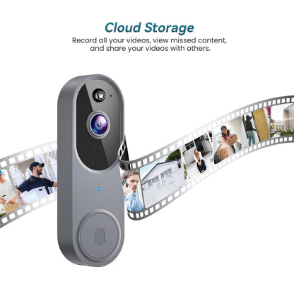 Smart Wireless Video Doorbell For Home Security And Visitor Monitoring 9044901495004-1