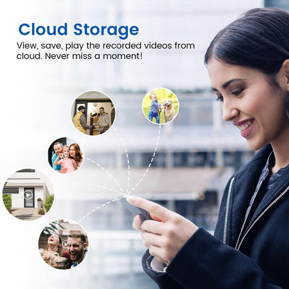 Smart Wireless Video Doorbell For Home Security And Visitor Monitoring 9044901495004-1