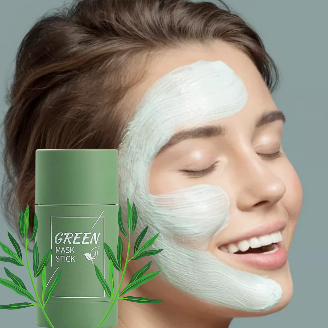 Green Tea Mask Stick Deep Cleansing Pores Removes Blackheads Fast 14908823372102-1