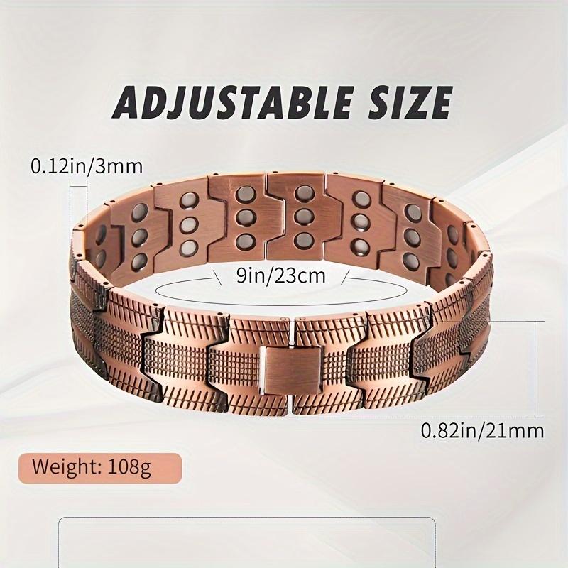 Pure Copper Magnetic Therapy Bracelet For Men'S Health 12044082315582-1