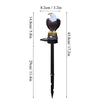 Solar Owl Garden Statue With Led Lights For Night Ambience 14969930023238-1