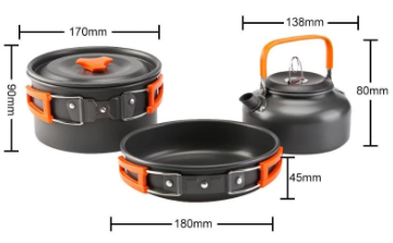 Complete Camping Cookware Set