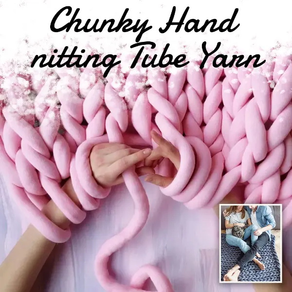 Diy Chunky Hand Knitting Tube Yarn