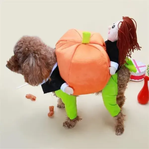 Halloween Special 49 Dog Cat Pumpkin Halloween Costume2