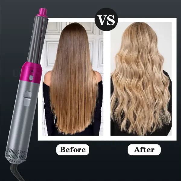 Multifunctional 5 In 1 Hair Styling Airwrap Straightener5