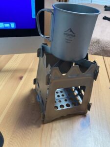 Folding Titanium Wood Stove photo review