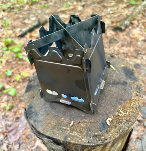 Folding Titanium Wood Stove photo review