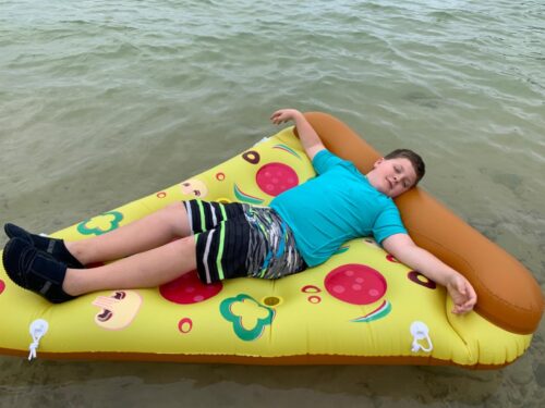 Giant Pizza Slice Pool Floaty Party Toys photo review