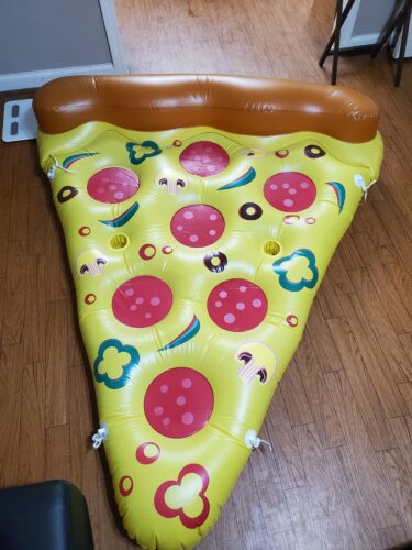 Giant Pizza Slice Pool Floaty Party Toys photo review