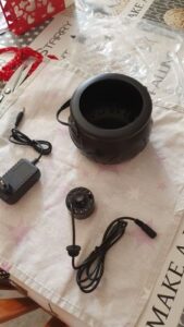 Halloween Witch Pot Smoke Machine Mist Maker photo review