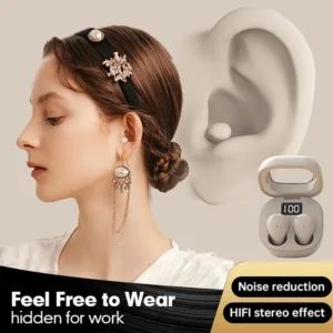 Mini Headphone Compact Hifi Earbuds, Invisible Design3