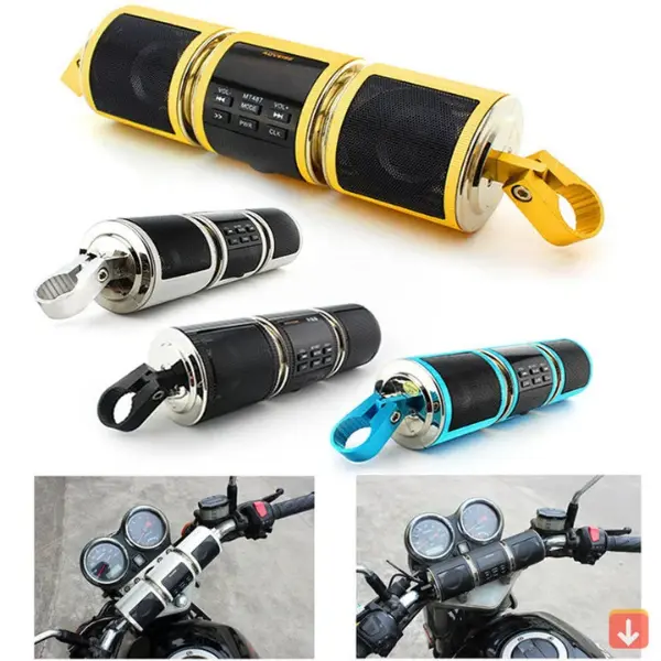 Loudest Waterproof Bluetooth Motorcycle Speaker2