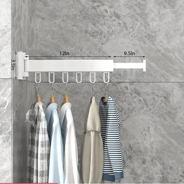 Wall Mounted Clothes Drying Rack2