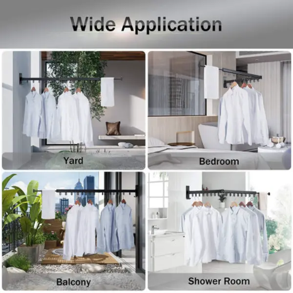 Wall Mounted Clothes Drying Rack3