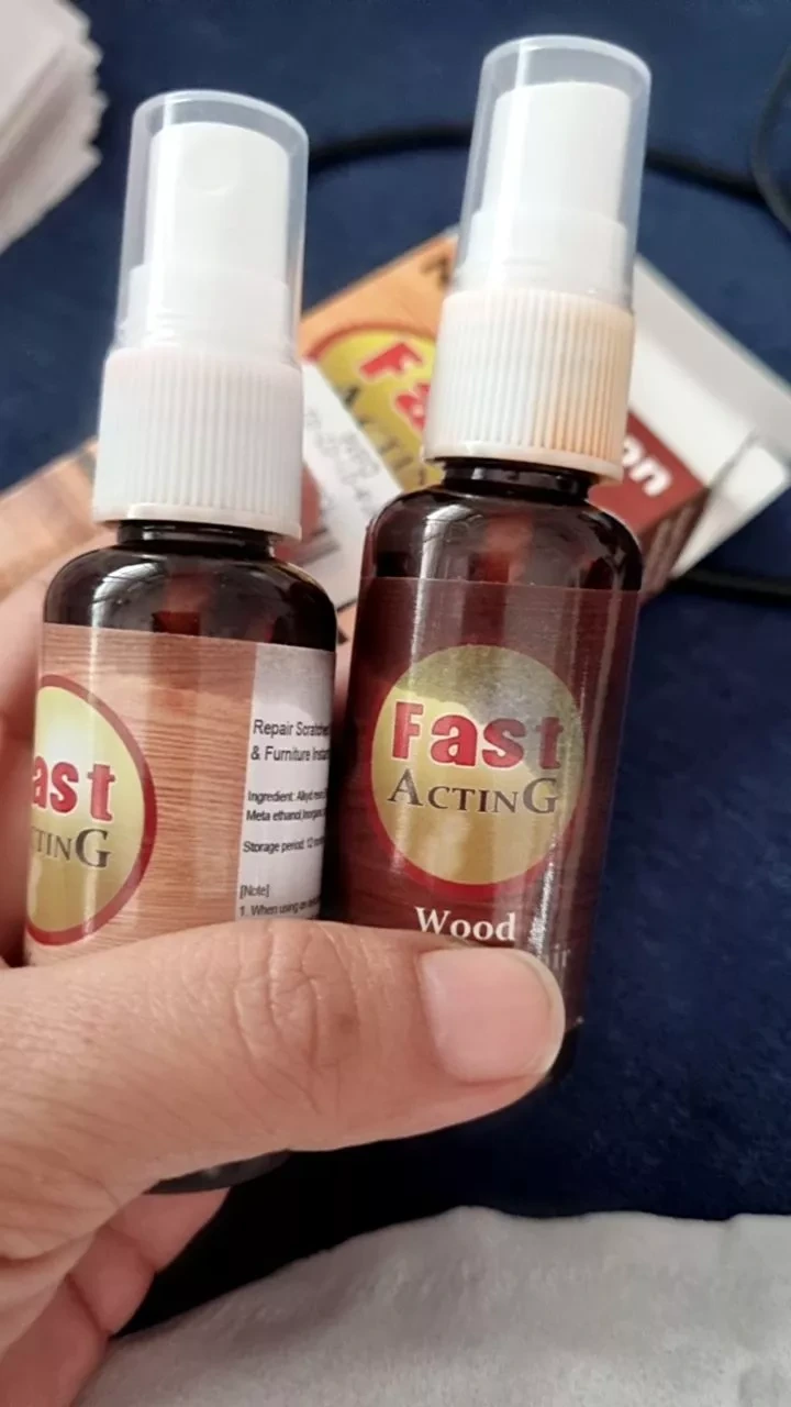 Wood Scratch Repair Spray 2pcs - Light and Dark photo review