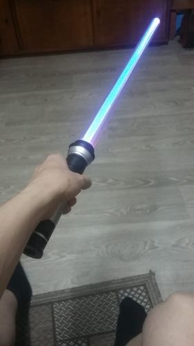 Retractable 7-Color LED Lightsaber for Kids and Adults photo review