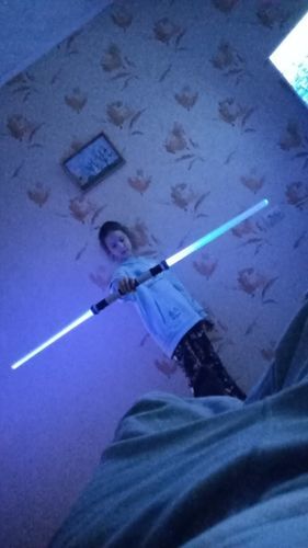 Retractable 7-Color LED Lightsaber for Kids and Adults photo review