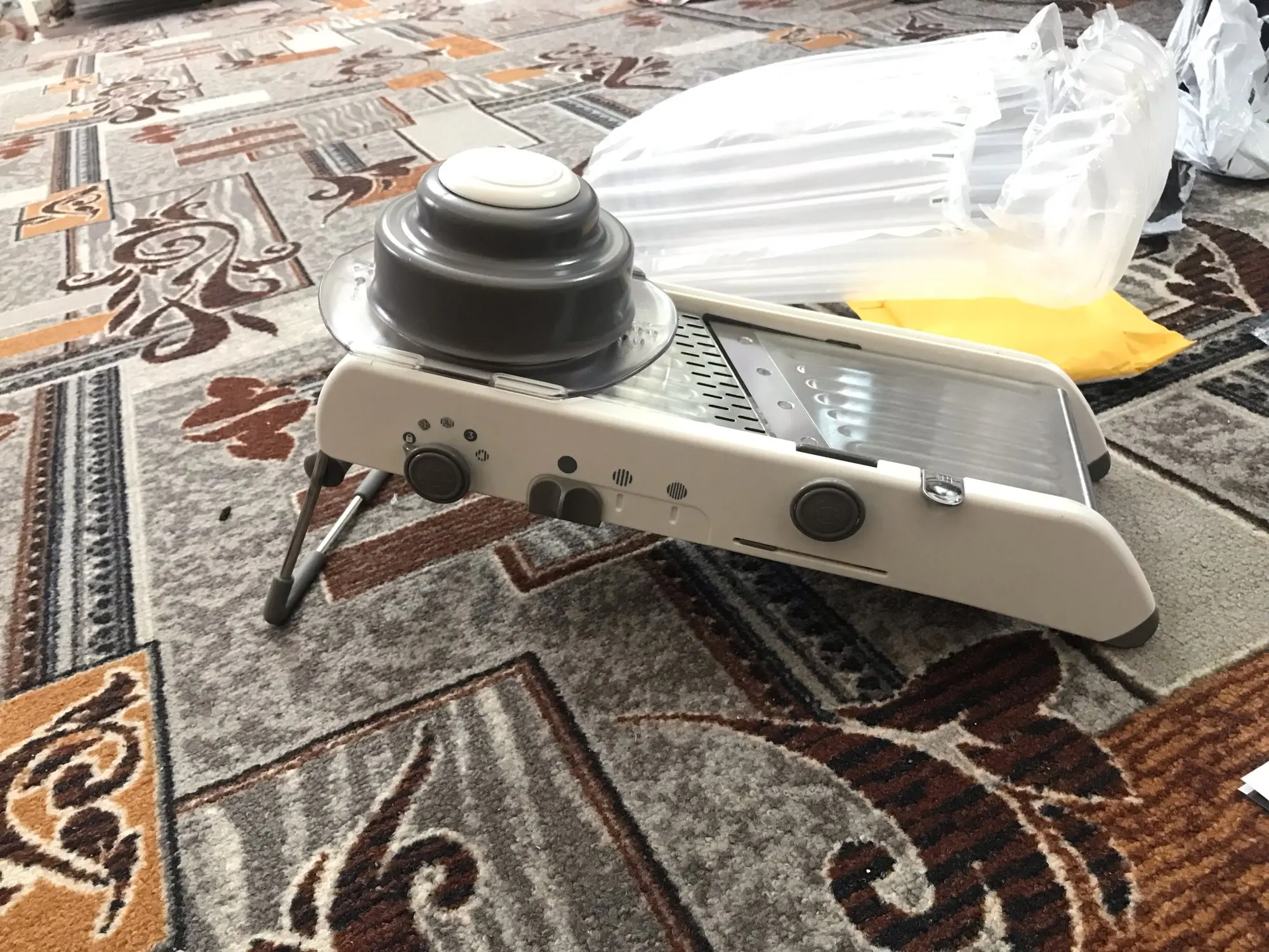 304 Stainless Steel Vegetable Cutter with Adjustable Thickness photo review