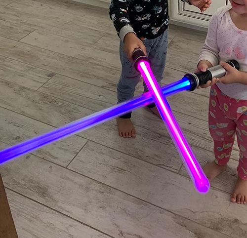 Retractable 7-Color LED Lightsaber for Kids and Adults photo review