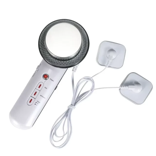 3-in-1 Ultrasonic EMS Fat Burner Face & Body Massager