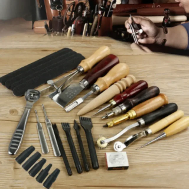 Leather Working Craft Tool Kit - Image 2