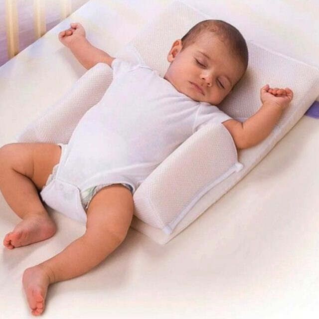 Baby Anti-Roll Sleep Positioning Pad with Head Elevation