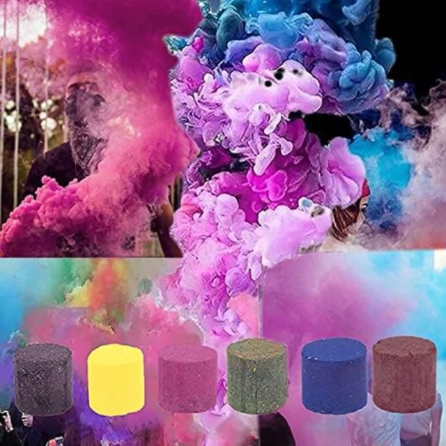 Colored Smoke Bombs Smoke Grenades for Photography Props & Effects