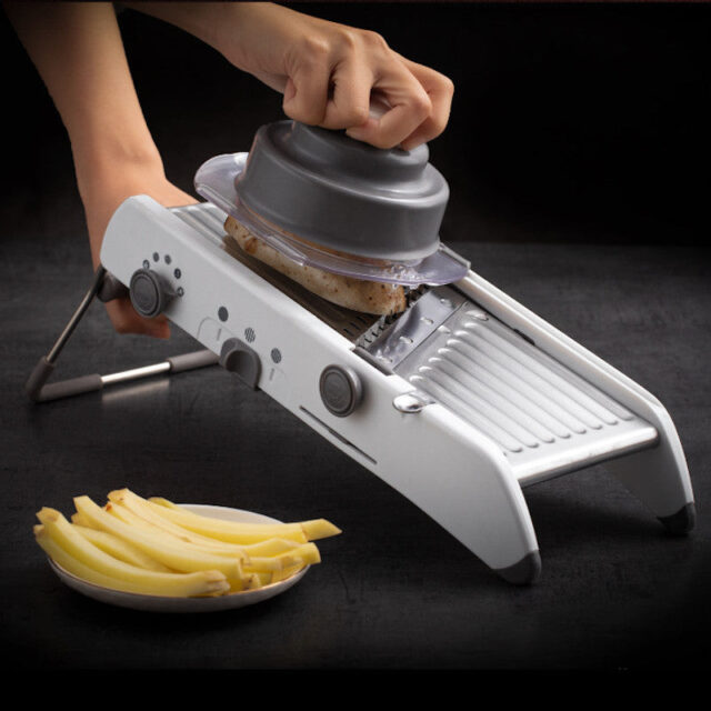 304 Stainless Steel Vegetable Cutter with Adjustable Thickness