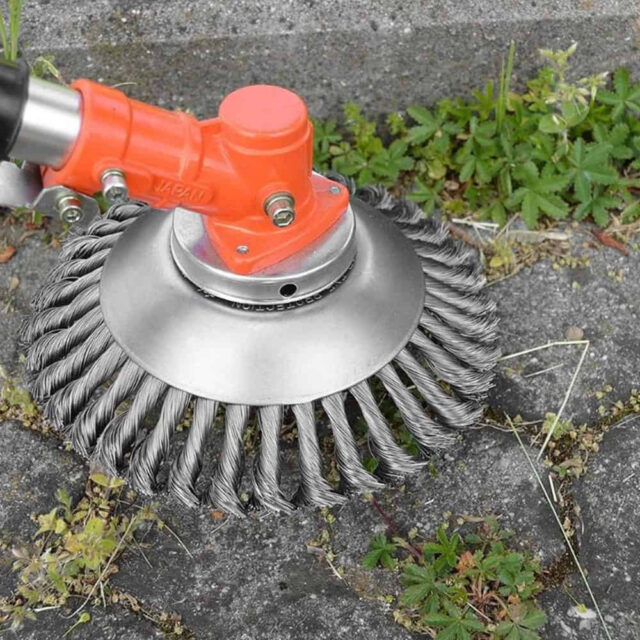 6/8-Inch Steel Wire Brush Trimmer Head