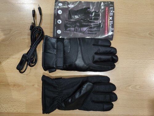 Winter USB Heated Touchscreen Gloves – Waterproof Motorcycle Riding photo review