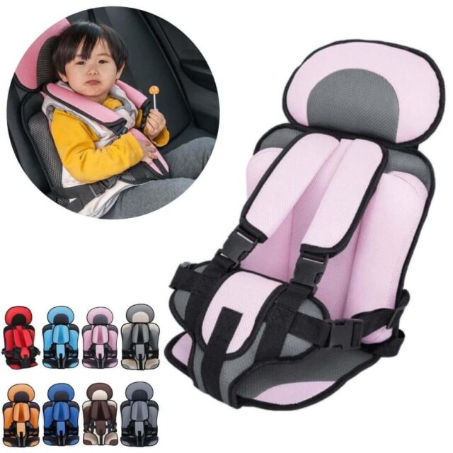 Safe Portable Baby Car Seat with Belt Vest - 6 Months To 12 Years Old