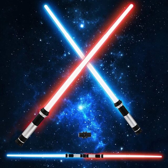 Retractable 7-Color LED Lightsaber for Kids and Adults