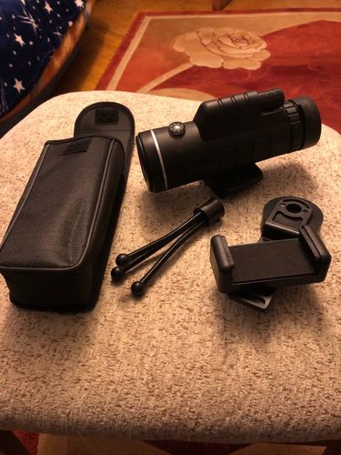 High Power 4K Monocular with Mobile Holder & Tripod photo review