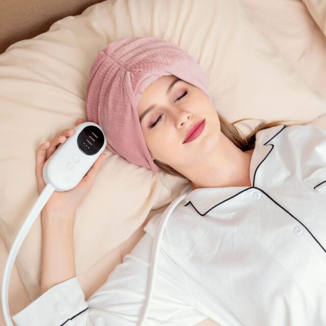 Home Air Wave Head Massager Air Pressure Head Instrument And Air Bag Compress Help Sleep