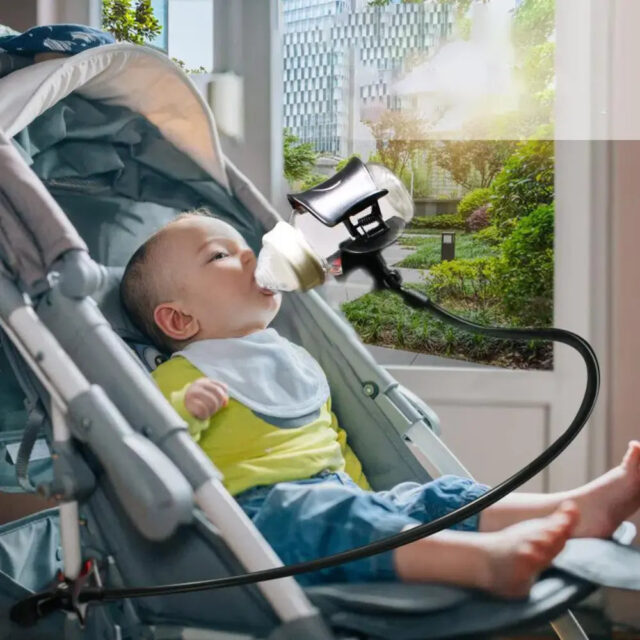 76 Cm Baby Bottle Holder For Bed, Stroller, Chair