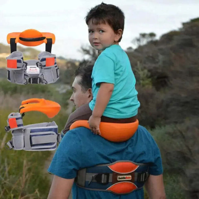 Portable Baby Shoulder Carrier with Ergonomic Hip Seat for Travel