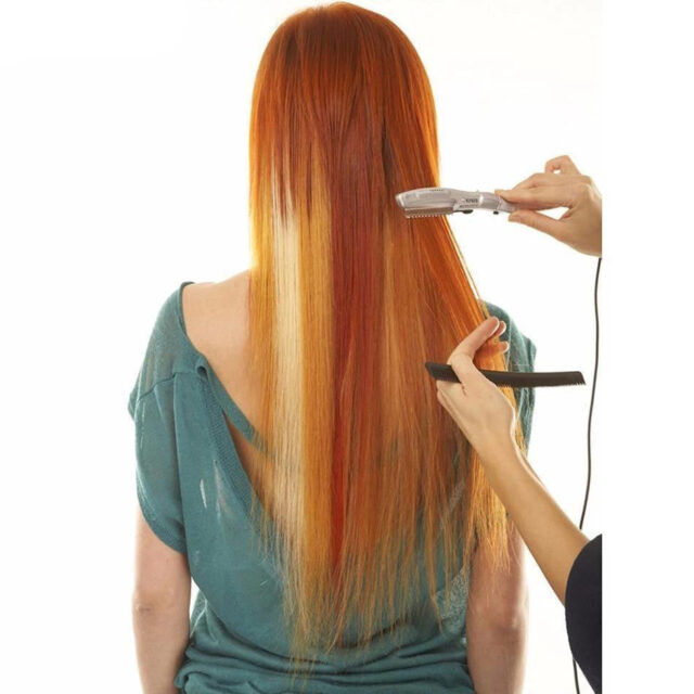 Ultrasonic Hot Vibrating Hair Razor for Split Ends